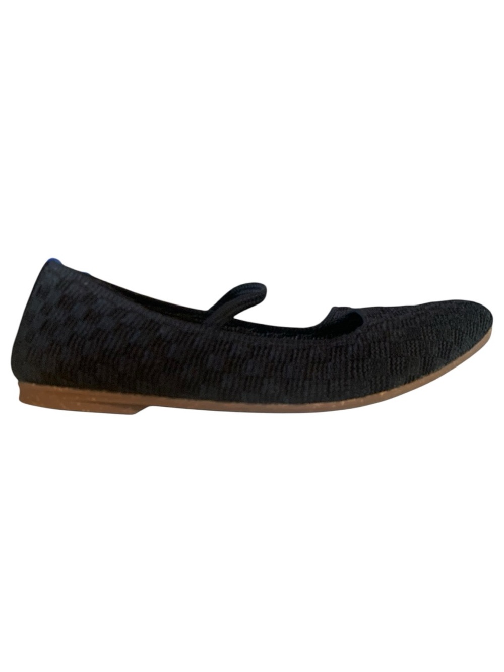 Rothy’s The Max Square Mary Jane Black Checkered Women’s 8 Knit Flats Like New - Picture 6 of 11